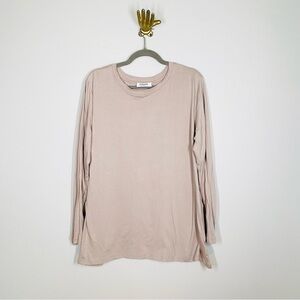 Zenana Outfitters Taupe Long Sleeve Top